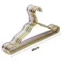 10pcs Random Color Household Adult Clothes Hanger No Rust Heavy Duty Rose Gold Metal Hanger Closet Organizer 10pcs Random Color Household Adult Clothes Hanger No Rust Heavy Duty Rose Gold Metal Hanger Closet Organizer
