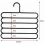 5 Layers Non-Slip Multi Functional Clothes Hangers Pants Storage Hangers Cloth Rack Scarf Tie Rack Space Saving Organizer 5pcs Random Color 5 Layers Non-Slip Multi Functional Clothes Hangers Pants Storage Hangers Cloth Rack Scarf Tie Rack Space Saving Organizer 5pcs Random Color