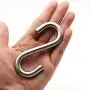 Ugotfeels S Hook Heavy Duty 316 Stainless Steel | 3.2'' Long 0.31''Thickness | S Shaped Hooks Hammock Hooks for Hanging and Utility Use - Hold Up to 550 lbs - 4 Pieces