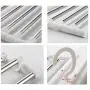 HJYPYJ Magic Hanger,Stainless Steel + Abs Magical Hangers,Double Row Rotate Trouser Hangers,Space-Saving Organizer Hangers,Suitable for Wardrobe Cloakroom Multi-Layer Storage/White / 54x36.8 HJYPYJ Magic Hanger,Stainless Steel + Abs Magical Hangers,Double Row Rotate Trouser Hangers,Space-Saving Organizer Hangers,Suitable for Wardrobe Cloakroom Multi-Layer Storage/White / 54x36.8