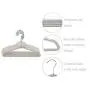 ESYLIFE Baby Velvet Hangers Non Slip Toddlers Clothes Hanger - 30 Pack Beige ESYLIFE Baby Velvet Hangers Non Slip Toddlers Clothes Hanger - 30 Pack Beige