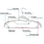 S-shaped Lightweight Non-Slip Durable Clothes Hangers, 20 Packs, 360° Swivel Hook, Strap Hooks, Space Saving(Pink) S-shaped Lightweight Non-Slip Durable Clothes Hangers, 20 Packs, 360° Swivel Hook, Strap Hooks, Space Saving(Pink)