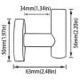 Single Robe Hook, Towel Hook Brushed Gold, SUS304 Stainless Steel Bathroom Clothes Cabinet Closet Coat Hook Wall Mounted,Round,Heavy Duty Door Hanger, 2 Pack Single Robe Hook, Towel Hook Brushed Gold, SUS304 Stainless Steel Bathroom Clothes Cabinet Closet Coat Hook Wall Mounted,Round,Heavy Duty Door Hanger, 2 Pack