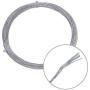 Picture Frame Hanging Wire Kit Stainless Steel Wire with 20 Pieces 2 Holes D-Ring Picture Hangers and 20 Pieces Single Hole D-Ring with Screws, Supports up to 75 Lbs (1.0 mm x 98 Feet)