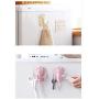XGao Swivel Towel Hooks Bathroom Wall Hook 3-Arm with 1 Hook Adhesive 180 Rotating Plastic Swing Hanger Holder Storage Organizer Space Saving Wall Mounted Racks Hangers Clothes Holders