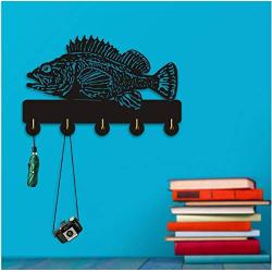 1Piece Rock Fish Shape Design Coat Wall Hooks Coat Hanger Clothes Hats Robe Hook Towel Hooks Keys Holder Kitchen Decor Hook