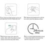 10 Pcs Adhesive Hook (Hold 8 lb Each) Heavy Duty 304 Stainless Steel Hanging for Bath Towel Coat Hat Hooks Kitchen Wall Storage Organizer