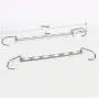 10pc Durable Clothing Hanger Multi-Purpose Folding Metal Storage Rack Living Room Gadget Hangers for Clothes Wardrobe Organizer