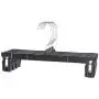 HOUSE DAY Pants Hangers - Pinch Grip Hangers 12" 50pcs Black Hangers with Polished Swivel Hooks and Pant Clips - Skirt Hangers#1 HOUSE DAY Pants Hangers - Pinch Grip Hangers 12" 50pcs Black Hangers with Polished Swivel Hooks and Pant Clips - Skirt Hangers#1