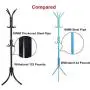 High-Grade Carbon Steel Pipe Tree Coat Rack Stand, 8 Hooks - Super Easy Assembly NO Tools Required - Hallway/Entryway Coat Hanger Stand for Clothes, Suits, Accessories High-Grade Carbon Steel Pipe Tree Coat Rack Stand, 8 Hooks - Super Easy Assembly NO Tools Required - Hallway/Entryway Coat Hanger Stand for Clothes, Suits, Accessories