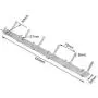 Bosszi sus 304 Coat Rack with 6 Hooks, Wall Hangers for Clothes and Great Wall Hanger for Bedroom, Bathroom, Foyer, Hallway, Brushed Finish Bosszi sus 304 Coat Rack with 6 Hooks, Wall Hangers for Clothes and Great Wall Hanger for Bedroom, Bathroom, Foyer, Hallway, Brushed Finish