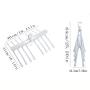 HJYPYJ Magic Hanger,Strong and Sturdy PP Folding Hanger,Space-Saving Organizer Hangers,Suitable for Balcony Wardrobe Waterproof/White / 2 pcs