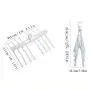 HJYPYJ Magic Hanger,Strong and Sturdy PP Folding Hanger,Space-Saving Organizer Hangers,Suitable for Balcony Wardrobe Waterproof/White / 2 pcs