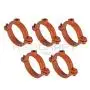 Highcraft HST-CP02-5 2PC Split Ring Pipe Hanger Copper Epoxy Coated Iron 2 in. 5 Pack Highcraft HST-CP02-5 2PC Split Ring Pipe Hanger Copper Epoxy Coated Iron 2 in. 5 Pack