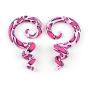 Leopard Earrings Leopard Print Ear Piercings Animal Ear Gauges Plugs Fake Gauge Earrings Faux Tunnels Cheater Stretcher Ear Tapers Ear Hangers Fake Stud Body Jewelry Stretched Gauged Ears Ear Weights