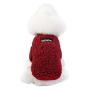Pet Costume ,Longay New Pet Solid Color Sweater Autumn And Winter Fashion Keep Warm Cat Dog Clothing (Brown, M)