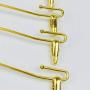 Loghot 10PCS Metal Underwear Rack Durable Bra Pants Clothes Hangers Hook with Non Slip Clips for Lingerie Shop Display (Gold, black, rose gold)