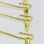 Loghot 10PCS Metal Underwear Rack Durable Bra Pants Clothes Hangers Hook with Non Slip Clips for Lingerie Shop Display (Gold, black, rose gold)