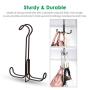 TomCare Metal Purse Organizer Stackable Purse Hanger Handbag Organizer Sturdy Bag Organizer Purse Holder Rack Hanging Closet Organizer for Purses, Handbags, Backpacks, Bags, Totes, 6 Pack, Bronze