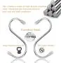 FymuSing 10pcs Sliver S Hooks Heavy Duty, 3.5 inch Metal Steel S Shaped Hook Hanger for Hanging Pans Pots Plants Bags Towels Kitchen FymuSing 10pcs Sliver S Hooks Heavy Duty, 3.5 inch Metal Steel S Shaped Hook Hanger for Hanging Pans Pots Plants Bags Towels Kitchen