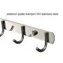 Home Hook Coat and Hat Rack | 6 Dual Hooks | Wall Mount Stainless Steel Coat and Cat Rack for Decorative Home Storage | Entryway Foyer Hallway Bathroom Bedroom Home Hook Coat and Hat Rack | 6 Dual Hooks | Wall Mount Stainless Steel Coat and Cat Rack for Decorative Home Storage | Entryway Foyer Hallway Bathroom Bedroom