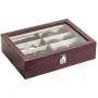 JackCubeDesign Leather 8 Compartments Eyeglass Display Organizer Eyeglasses Sunglass Storage Case Boxes Eyewear Tray Stand Suede Inside with Acrylic Cover(Brown, 17.4 x 6.7 x 1.97) ? :MK379B JackCubeDesign Leather 8 Compartments Eyeglass Display Organizer Eyeglasses Sunglass Storage Case Boxes Eyewear Tray Stand Suede Inside with Acrylic Cover(Brown, 17.4 x 6.7 x 1.97) ? :MK379B