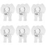 WINOMO 6pcs Adhesive Wall Hooks, Cute Elephant Bath Hooks Home Kitchen Towel Hooks Hanger(Transparent) WINOMO 6pcs Adhesive Wall Hooks, Cute Elephant Bath Hooks Home Kitchen Towel Hooks Hanger(Transparent)