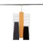 KYCPTNFJ Wood Tie Hangers for 20 Ties Or Belts Wood Clothes Hangers for Ties and Accessories 2 Hangers KYCPTNFJ Wood Tie Hangers for 20 Ties Or Belts Wood Clothes Hangers for Ties and Accessories 2 Hangers