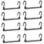 10pcs Space Saver Wonder Magic Clothes Hanger Rack Clothing Hook Organizer Black 10pcs Space Saver Wonder Magic Clothes Hanger Rack Clothing Hook Organizer Black