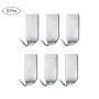 OSAYES 6Pcs Self Adhesive Hooks Wall Hooks Waterproof Stainless Steel Stick Holder Organizador Organizer Rack Hanger Towel OSAYES 6Pcs Self Adhesive Hooks Wall Hooks Waterproof Stainless Steel Stick Holder Organizador Organizer Rack Hanger Towel