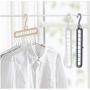 Multifunction Support Clothes Drying Rack Creative Clothes Hanger Plastic Scarf Clothes Hangers Hangers Storage Racks 10pcs Random Color