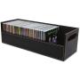 Stock Your Home CD Storage Boxes with Powerful Magnetic Opening - CD Tray Holds 40 CD Cases for Media Shelf Storage and Organization