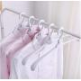 10pcs Creativity Magic Clothes Hanger Stand Broad Shoulders Plastic Fold