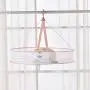 Portable Folding Drying Rack Hanging Clothes Laundry Hangers Dryer Net Mesh Basket Dryer Net for Lingerie Underwear Pink 1PC