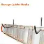 Heavy Duty Garage Indoor Kayak Storage Hooks Hanger, Wall Mounted Utility Hanging Cradle Rack for Canoe Paddle Board, Ladder, Folding Chairs, Hose, Bicycle and Tools (4 Pack, Black) Heavy Duty Garage Indoor Kayak Storage Hooks Hanger, Wall Mounted Utility Hanging Cradle Rack for Canoe Paddle Board, Ladder, Folding Chairs, Hose, Bicycle and Tools (4 Pack, Black)