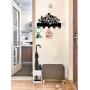 The Hulks Key Rack Holder Wall Hanger Wall Hook Key Hanger Rack Hanger Wall Art Adhesive Sticker Solid Wood Hooks Wall Door Clothes Coat Hat Hanger Kitchen Bathroom Rustproof Hook