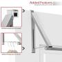 StorageMaid Over The Door Closet Rod ? Heavy-Duty Hanging Clothes Rack Organizer and Hanger for Clothing Or Towels - Great for Home and Dorm Room