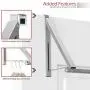 StorageMaid Over The Door Closet Rod ? Heavy-Duty Hanging Clothes Rack Organizer and Hanger for Clothing Or Towels - Great for Home and Dorm Room