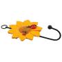 MonkeyJack EU Fashion Daisy Flower Wall Hook Hanger Clothes/Coat/Towel Storage Holder for Kitchen/Bath - Yellow, 14x8cm