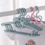 Sock Hanger Childrens Hanger Child Baby NewbornHanger BabyClothes Hanging RetractableMultifunction Clothes Hanging Hanger Household Clothes Drying Rack (Color : Pink, Size : 28-37184cm)