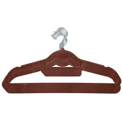 IRIS Non-Slip Clothes Hanger, Brown, Set of 10