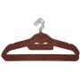 IRIS Non-Slip Clothes Hanger, Brown, Set of 10