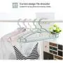 10pcs Random Color Multi-Functional Cloth Hanger Solid Plastic Non-Slip Cloth Rack Home Closet Organizer Shirt Coat Drying Rack Hanger