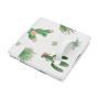 Sweet Jojo Designs Pink and Green Boho Watercolor Girl Baby Nursery or Kids Room Small Fabric Toy Bin Storage Boxes Chest for Cactus Floral Collection