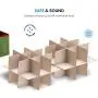 ZOBER Underbed Christmas Ornament Storage Boxes with Zippered Closure - Stores up to 36 Standard Christmas Ornaments 4 - Inch, and Xmas Holiday Accessories, Storage Container with Dividers ZOBER Underbed Christmas Ornament Storage Boxes with Zippered Closure - Stores up to 36 Standard Christmas Ornaments 4 - Inch, and Xmas Holiday Accessories, Storage Container with Dividers