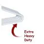 Heavy Duty White Plastic Tubular Hangers, Adult Size, Set of 24 Made in The USA (Super Heavy Duty) Heavy Duty White Plastic Tubular Hangers, Adult Size, Set of 24 Made in The USA (Super Heavy Duty)
