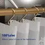 Metal Shower Curtain Hooks,Set of 12 Rings,Rust Resistant S Shaped Hooks Hangers for Shower Curtains, Kitchen Utensils, Clothing, Towels, etc. (Gold) Metal Shower Curtain Hooks,Set of 12 Rings,Rust Resistant S Shaped Hooks Hangers for Shower Curtains, Kitchen Utensils, Clothing, Towels, etc. (Gold)