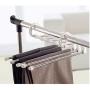 5pcs Random Color 5 in 1 Multi-Function Home Hanger Stainless Steel Plastic Clothes Hanger Rack