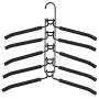 2pcs 5 in 1 Multi-Layer Clothes Hangers Space-Saving Multiple Non-Slip Hanger for Wardrobe 2pcs 5 in 1 Multi-Layer Clothes Hangers Space-Saving Multiple Non-Slip Hanger for Wardrobe