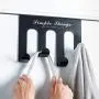 Coat Rack Wall Mounted,4 Linked Carbon Steel Hooks Clothes Hat Scarf Storage Hangers for Room,Towel Purse Robes Bathroom Kitchen Hanger Towel Clothes Hook for Bathroom (Black) Coat Rack Wall Mounted,4 Linked Carbon Steel Hooks Clothes Hat Scarf Storage Hangers for Room,Towel Purse Robes Bathroom Kitchen Hanger Towel Clothes Hook for Bathroom (Black)